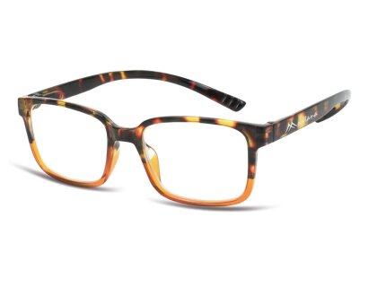 Neckholder Lesebrille mit extra langen Bügeln havanna braun