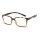 Neckholder Lesebrille mit extra langen Bügeln havanna braun