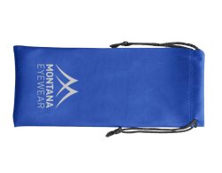 Neckholder Lesebrille mit extra langen Bügeln havanna braun - blau
