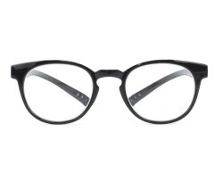 Neckholder Lesebrille in runder Retro-Form mit extra...
