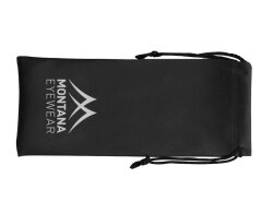 Neckholder Lesebrille in runder Retro-Form mit extra langen Bügeln schwarz