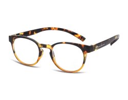 Neckholder Lesebrille in runder Retro-Form mit extra...