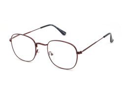 Metall Lesebrille metallic braun