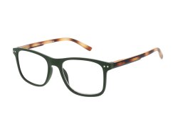 Lesebrille mit Flexbügel schwarz-demi braun