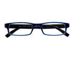 Lesebrille FINN blau schwarz