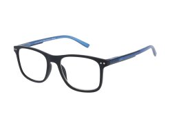 Lesebrille mit Flexbügel schwarz blau