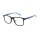 Lesebrille mit Flexbügel schwarz blau