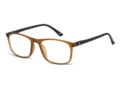 Komfortable Lesebrille braun