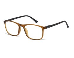 Komfortable Lesebrille braun