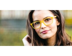 I NEED YOU Lesebrille RAINBOW gelb