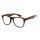 Lesebrille mit breitem Rahmen Schildpatt Optik