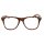 Lesebrille mit breitem Rahmen Schildpatt Optik