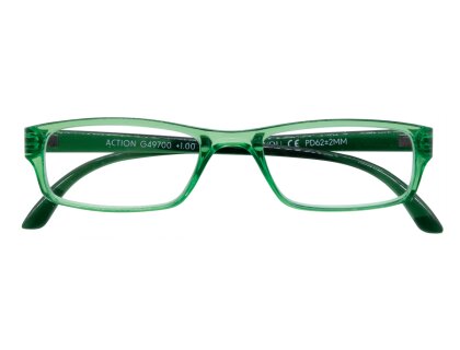 Lesebrille ACTION grün kristall