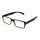 STRIKE EYEWEAR Lesebrille matt schwarz - hellgelb