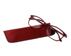 Lesebrille mit Flexbügeln rot