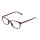 Lesebrille mit Flexbügeln rot